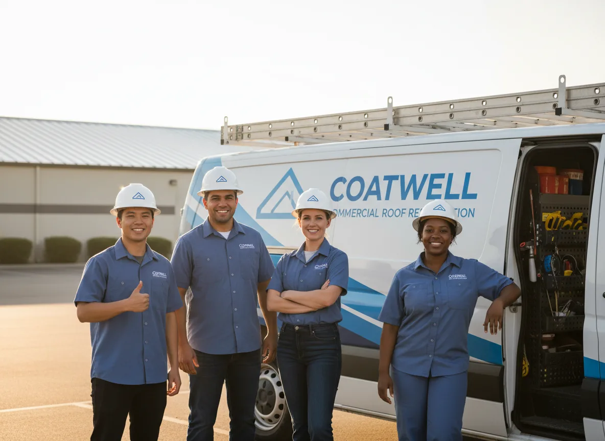 Commercial roof coating company in Hooppole, IL